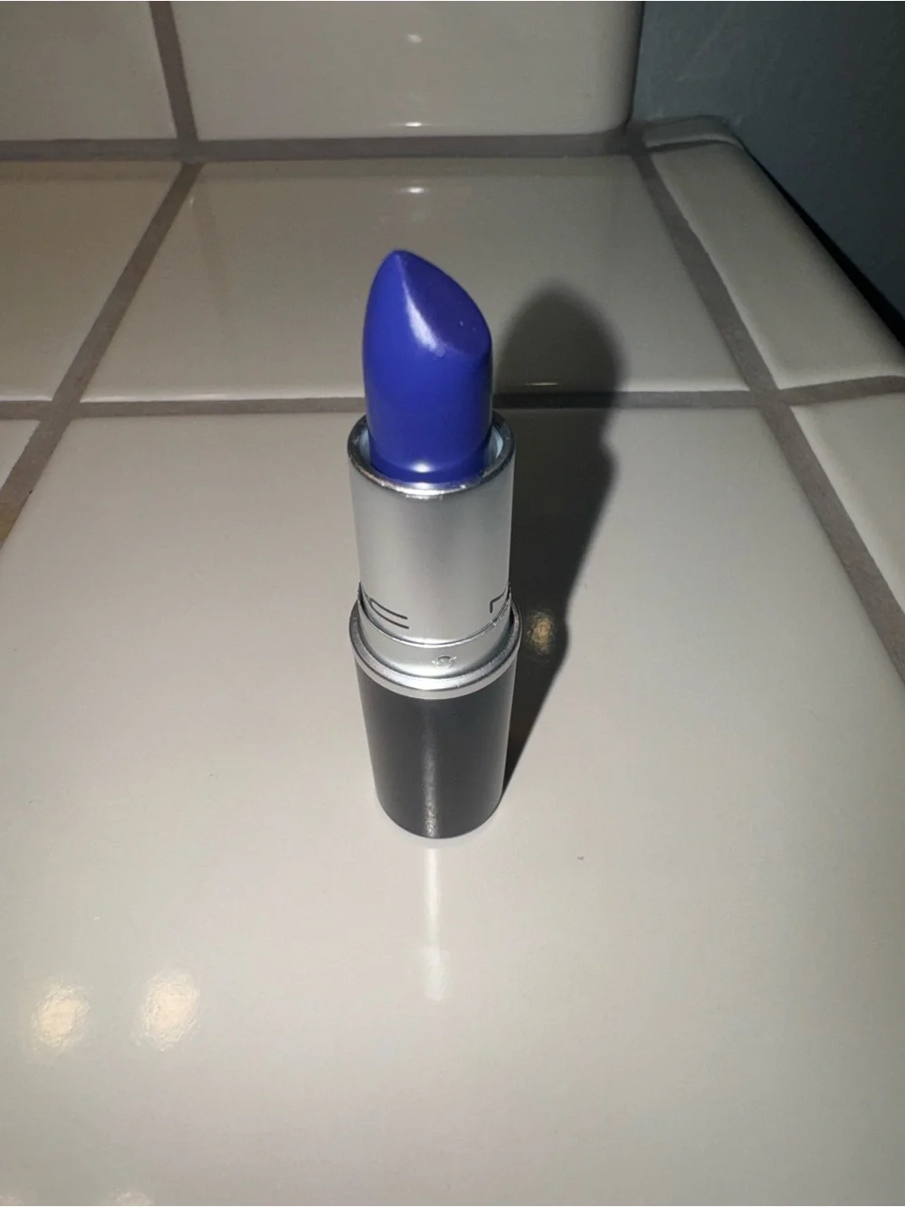 MAC Cosmetics Matte Lipstick in Deep Navy-Black Box